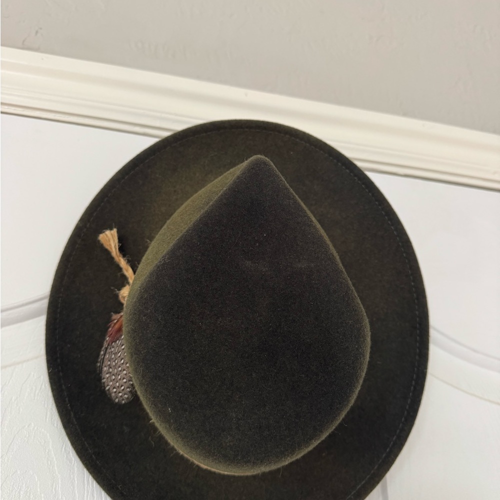 Goorin Bros Green Fedora Hat with Classic Style